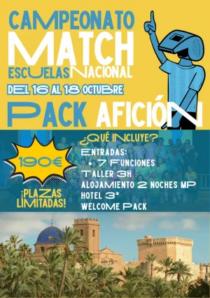 Packs Orilla Impro Fest Escuelas